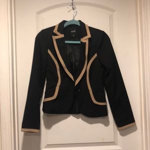 Black with nude lining blazer
